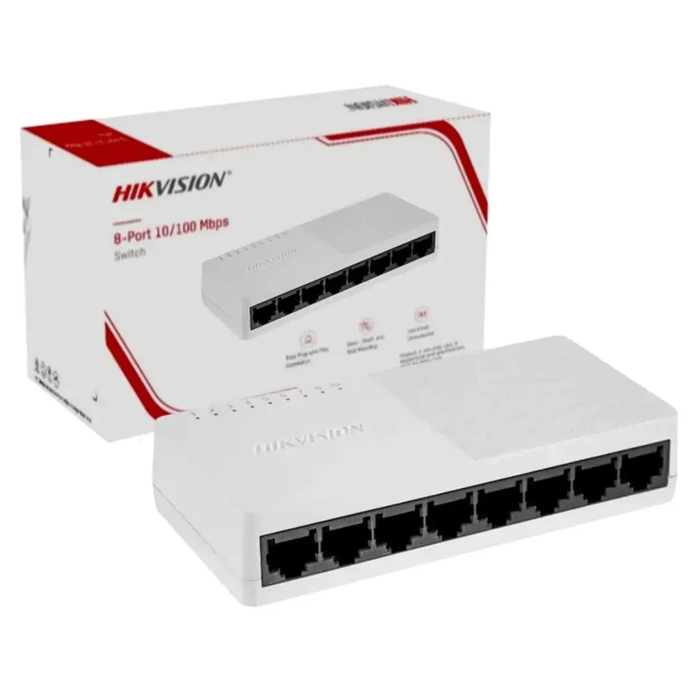 Hikvision 8 Port Fast Ethernet Switch DS-3E0108D-O - Image 3