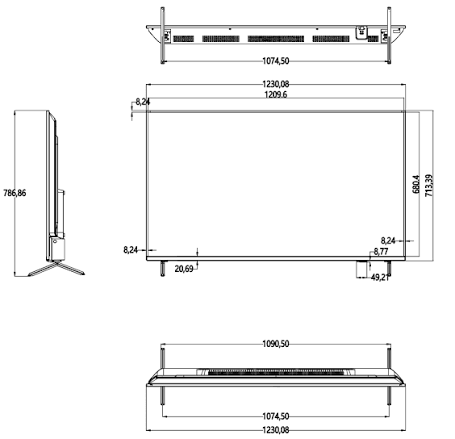 Hikvision 55-inch 4K Monitor- DS-D5055UC-C - Image 3